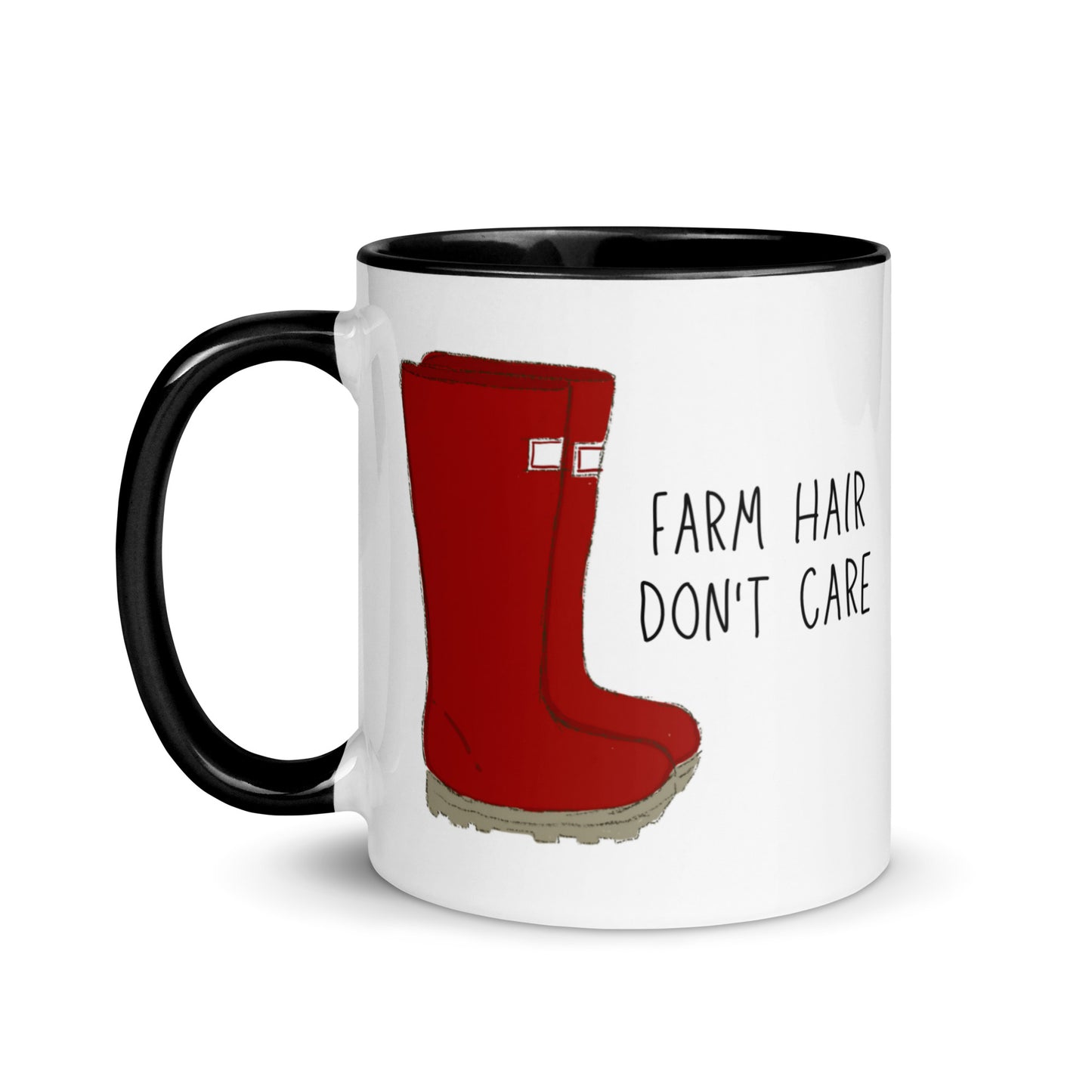 farmer – farming – green wellies - ladies – girl – woman – wellies – gift – farmhouse – country kitchen – country style – country homeware – mug – bone china – country living style – farmers wife