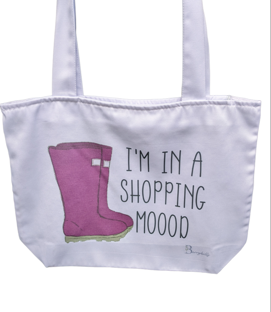 farming - wellies - hunter wellies - tote bag - farm wife - womens farming gift