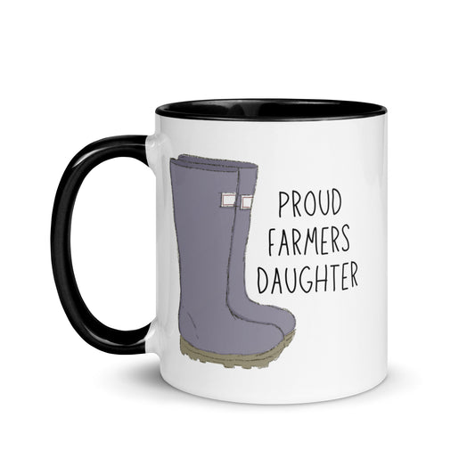 farmer – farming – ladies – girl – woman – wellies – gift – farmhouse – country kitchen – country style – country homeware – mug - coffee - tea